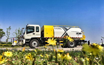 恒峰g22高压洗濯车在江苏徐州作业