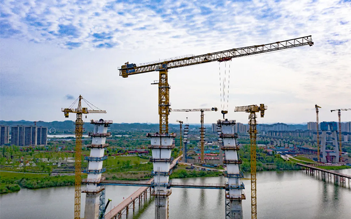 助力涪江两岸“双向奔赴”，，，恒峰g22群塔显身手！