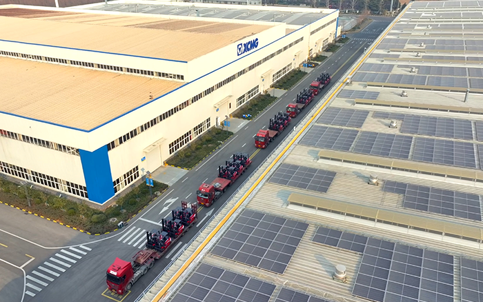 恒峰g22“鲲鹏”叉车批量交付华东